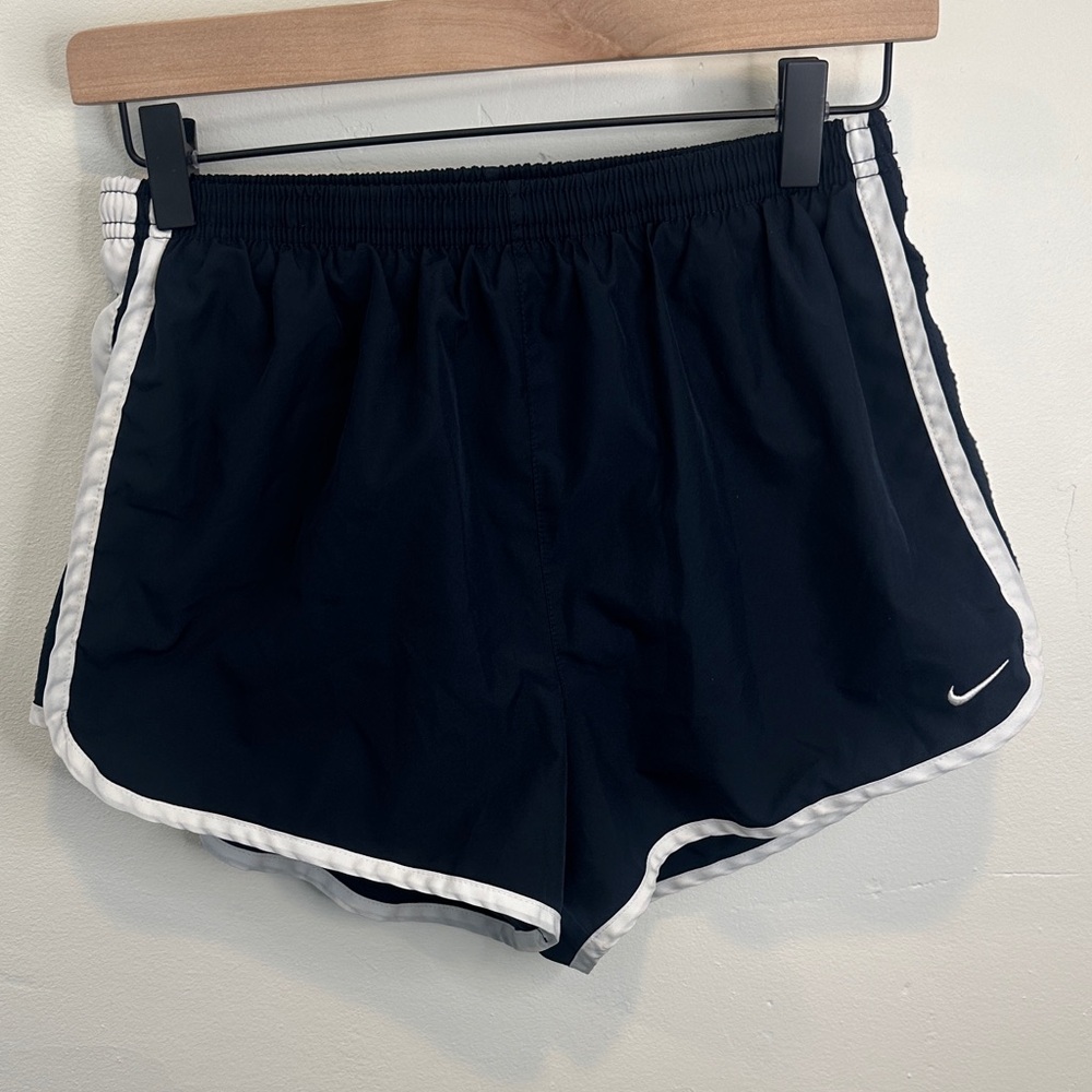 Nike Women’s  Navy Running Shorts with White Trim